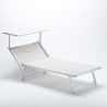 Set van 4 aluminium strandligbedden Grande Italia XL 