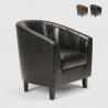Klassiek design fauteuil Seashell van kunstleer  Aanbod