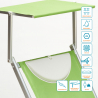 2 stuks professionele aluminium ligbedden Santorini 