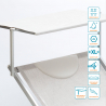 Set van 4 aluminium strandligbedden Grande Italia XL 