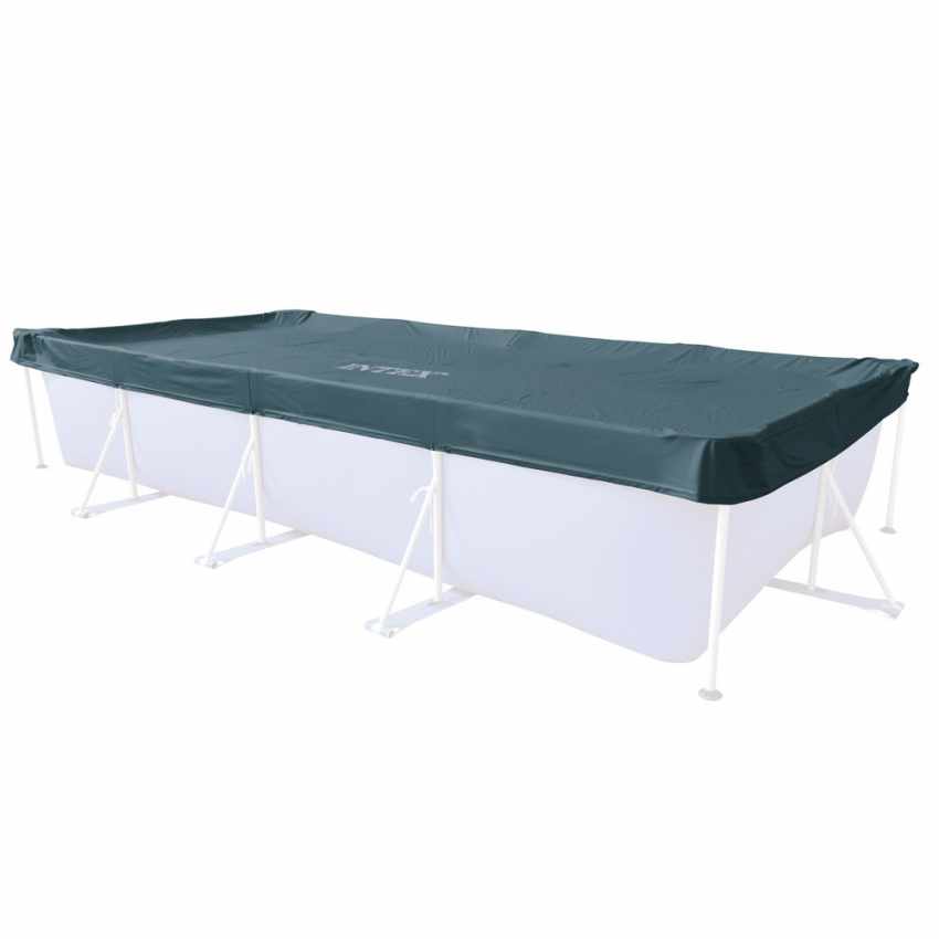 Intex 28039 universele bovengrondse rechthoekige zwembadafdekking 450x220 cm Aanbieding