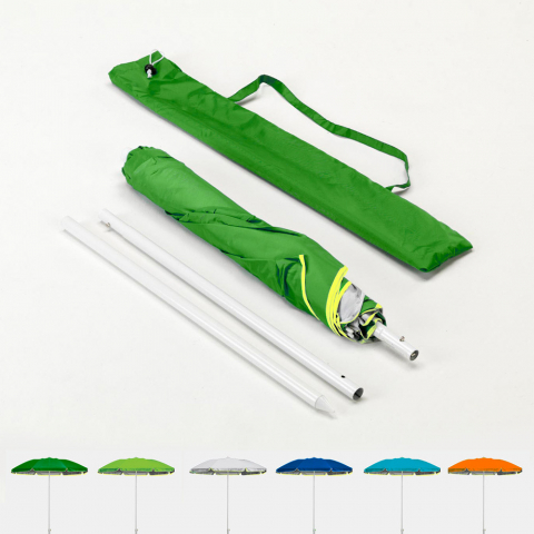 Parasol de plage pliable portable leger voyage moto 180 cm Pocket