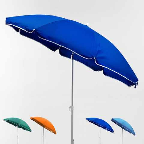 Parasol de plage aluminium portable léger 180 cm Lignano