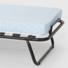 Opklapbaar Bed met Microvezel Matras en Lattenbodem 80x180cm Apollo 