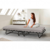 Lit pliant en microfibre avec matelas et lattes 80x190cm Demetra Dimensions