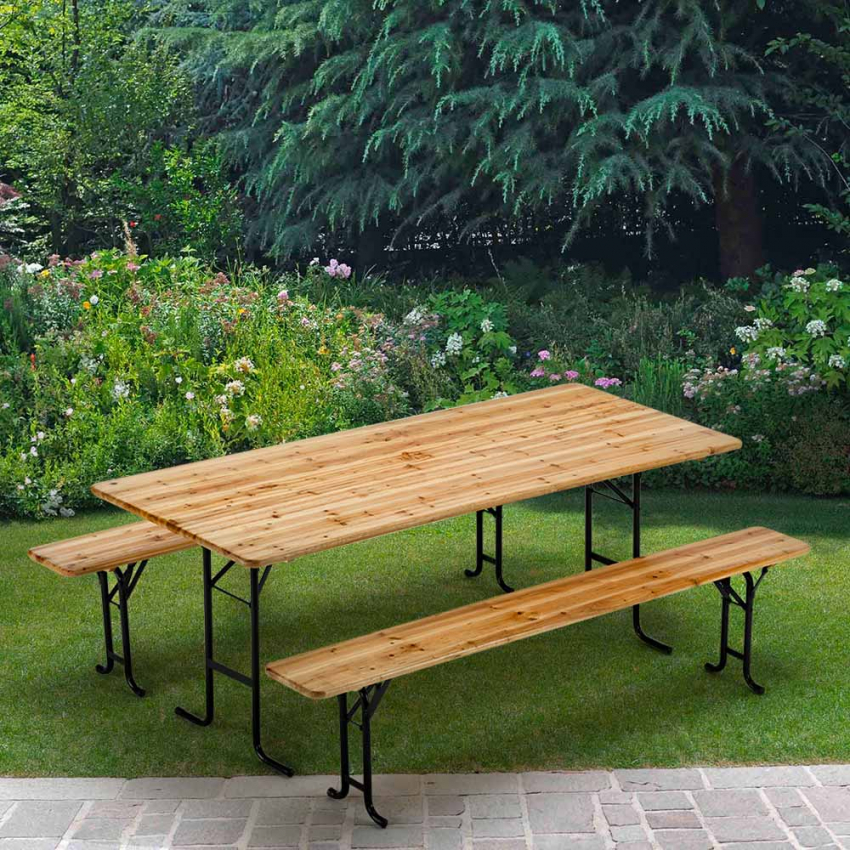 10 Houten Tafel En Banken Sets Voor Festivals