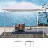 Winddichte en UV-bestendige stalen tuinpaviljoen 3x3 meter Style Aanbod