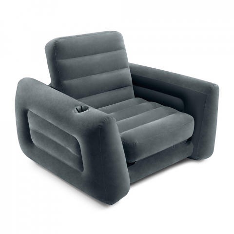 Intex 66551 opblaasbare slaap fauteuil 117x224x66cm