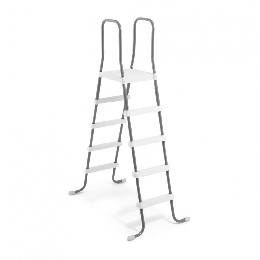 Intex 28067 zwembad ladder van gegalvaniseerd staal 132 cm Aanbieding