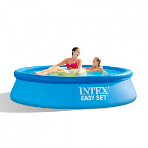 Intex 28130 Bovengronds zwembad opblaasbaar in ronde vorm 366x76cm EASY SET Aanbieding