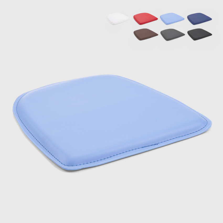 4 coussins rembourrés en similicuir chaise intérieur et extérieur 32x32 fix Choix