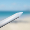 Winddichte strandparasol 220 cm van katoen Bagnino Light Model
