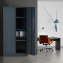 Metalen kantoorkast Tambora met 2 afsluitbare deuren 90x40x180 cm Aanbod