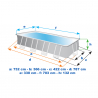 Intex 26364 Ultra Xtr Frame groot rechthoekig bovengronds zwembad 732x366x132cm Kosten