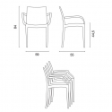 Set van 18 polyrotan stoelen van met armleuningen Grand Soleil Boheme 