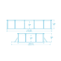Bovengronds ovaal zwembad 56369 Bestway Hydrium 610x360x120 cm Model
