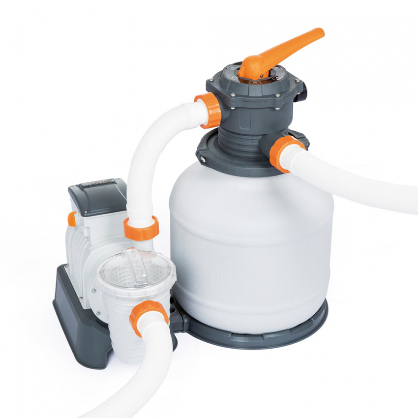 Zandfilterpomp voor het zwembad Bestway 58499 Flowclear vanaf 8,327 liter/uur Aanbieding Zandfilterpomp voor het zwembad Bestway 58499 Flowclear vanaf 8,327 liter/uur Aanbieding