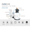 Pompe filtre à sable 11.355 lt/h de piscine Bestway 58486 Flowclear Offre