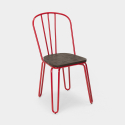 Industriële stalen stoelen voor bars en keukens Ferrum 