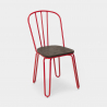 Industriële stalen stoelen voor bars en keukens Ferrum 