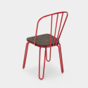 Industriële stalen stoelen voor bars en keukens Ferrum 