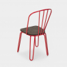 Industriële stalen stoelen voor bars en keukens Ferrum 