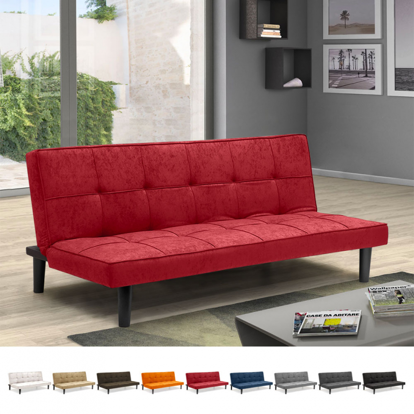Stoffen design 2-zits slaapbank Giada 