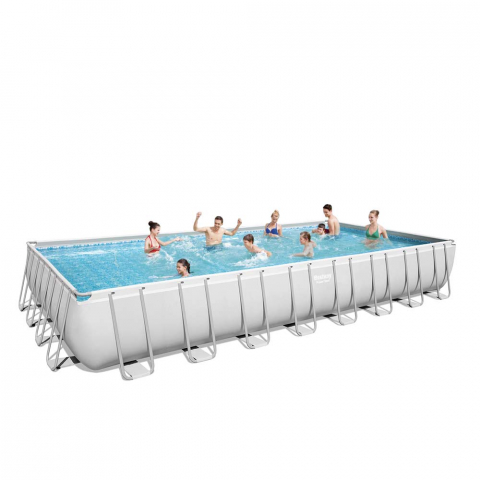 Rechthoekig bovengronds zwembad Bestway 56623 956x488x132cm steel frame Aanbieding