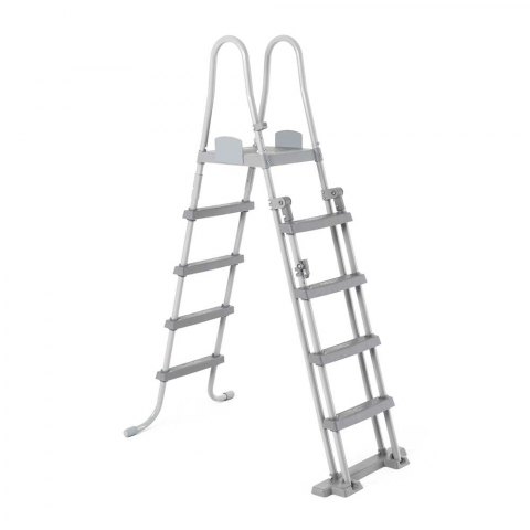 Échelle de Sécurité Piscine Hors-Sol Bestway 58332 Hauteur 132 cm