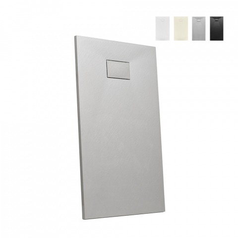 Rechthoekige douchebak 120x80 Stone Aanbieding