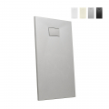 Receveur de douche 120x80 à l'italienne rectangulaire en résine Stone Promotion