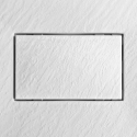 Receveur de douche 120x90 à l'italienne rectangulaire en résine Stone 