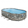 Bovengronds ovaal zwembad Bestway 56719 Power Steel 610x366x122 cm Verkoop