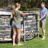 Bovengronds ovaal zwembad Bestway 56719 Power Steel 610x366x122 cm Voorraad