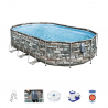 Bovengronds ovaal zwembad Bestway 56719 Power Steel 610x366x122 cm Korting