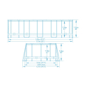Bovengronds ovaal zwembad Bestway 56719 Power Steel 610x366x122 cm Prijs