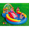 Opblaasbaar zwembad voor kinderen Intex 57453 speeltuin Rainbow Ring Kortingen