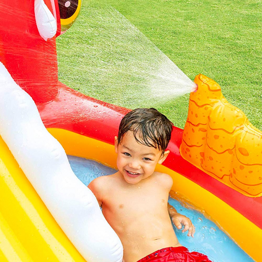 geur Merchandiser Gladys Intex 57163: Opblaasbare kinderzwembad Happy Dino Play Center