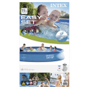 Intex 28158 bovengronds opblaasbaar rond zwembad 457x84cm Easy Set Model