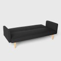 3-zits stoffen slaapbank Perla in Scandinavische design 