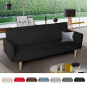3-zits stoffen slaapbank Perla in Scandinavische design 