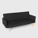 3-zits stoffen slaapbank Perla in Scandinavische design 