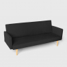 3-zits stoffen slaapbank Perla in Scandinavische design 