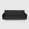 3-zits stoffen slaapbank Perla in Scandinavische design 