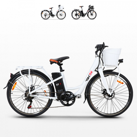 Vélo électrique ebike pour femme avec panier 250W RKS XT1 Shimano