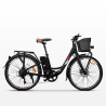 Elektrische Fiets E-Bike voor Dames met Mandje 250W RKS Shimano XT1 Kortingen