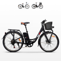 Elektrische Fiets E-Bike voor Dames met Mandje 250W RKS Shimano XT1 Verkoop