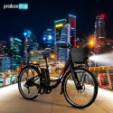 Elektrische Fiets E-Bike voor Dames met Mandje 250W RKS Shimano XT1 Aanbod