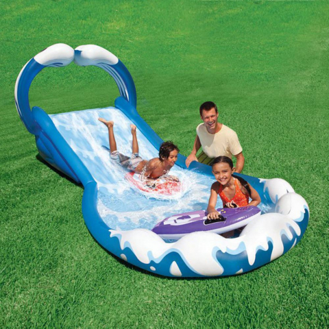 Intex 57469 Surf 'N Slide Toboggan Gonflable Piscine Enfants Trampoline
