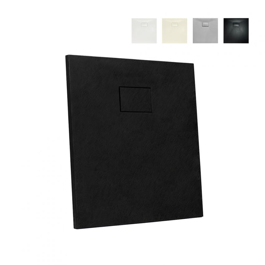 Vierkante douchebak 90x90 cm Stone Vierkante douchebak 90x90 cm Stone